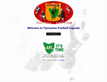 Tablet Screenshot of footballlegends.org